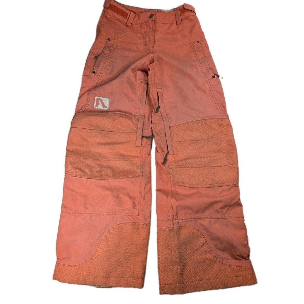 Flylow Ski‎ Snowboard Pant Womens Small Orange Chemical Style #J2142